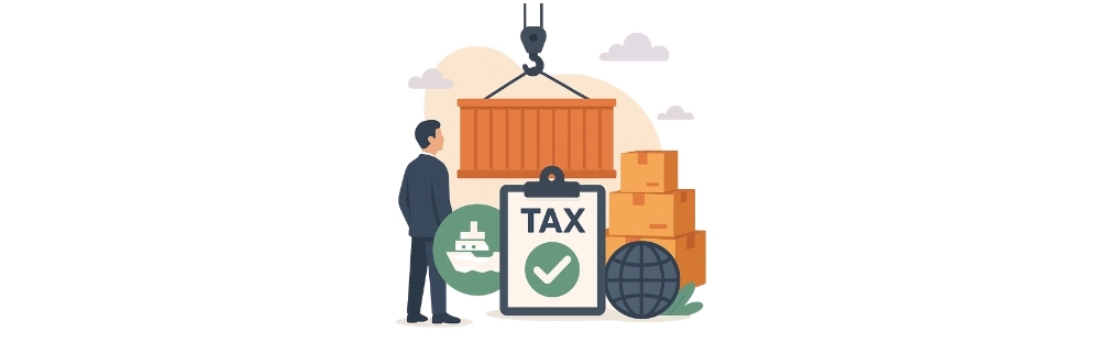 illustration showing Import tax in Georgia