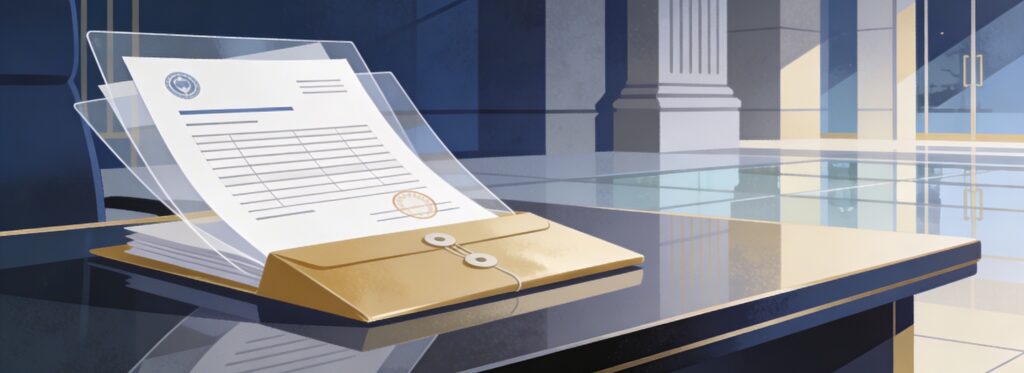 Illustration of NBG prospectus review process, highlighting compliance, scrutiny, and approval verification