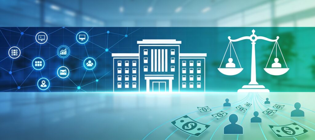 Professional tax advisory banner with online and land-based sportsbook visuals.