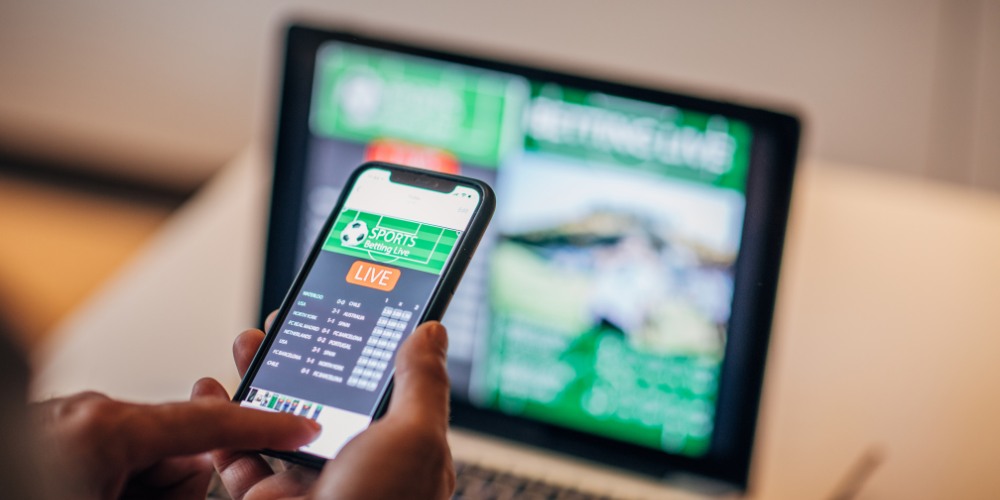 Mobile app for gambling online at bookmakers website